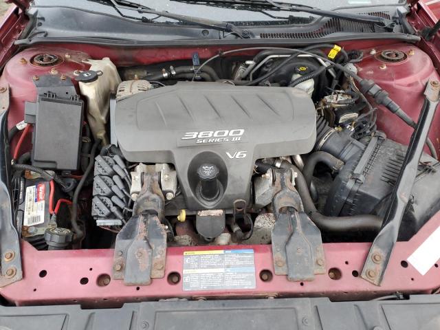2G2WP522051355753 - 2005 PONTIAC GRAND PRIX 勃艮第红 照片 11