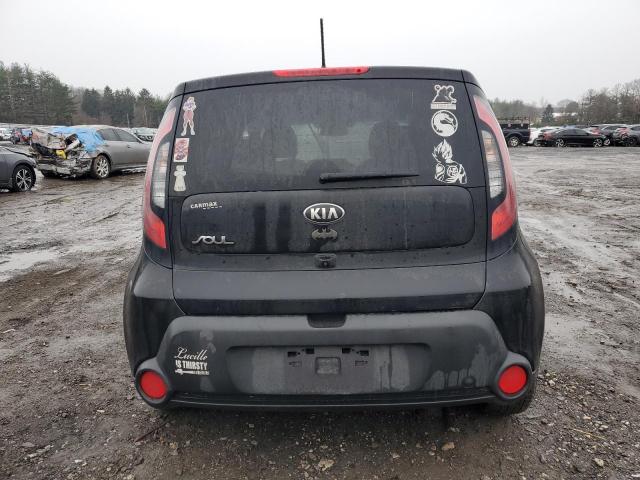 KNDJN2A22G7396435 - 2016 KIA SOUL BLACK photo 6