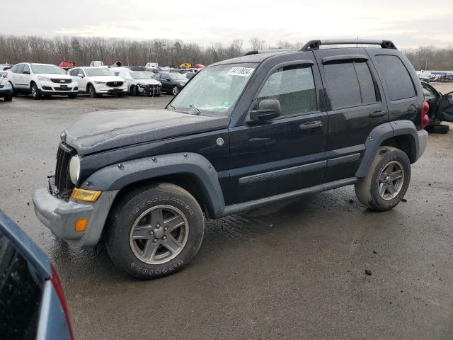 1J4GL38K15W600747 - 2005 JEEP LIBERTY RENEGADE BLACK photo 1