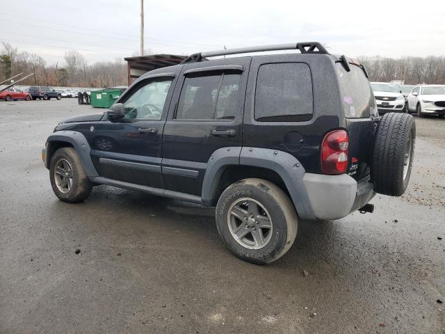 1J4GL38K15W600747 - 2005 JEEP LIBERTY RENEGADE BLACK photo 2