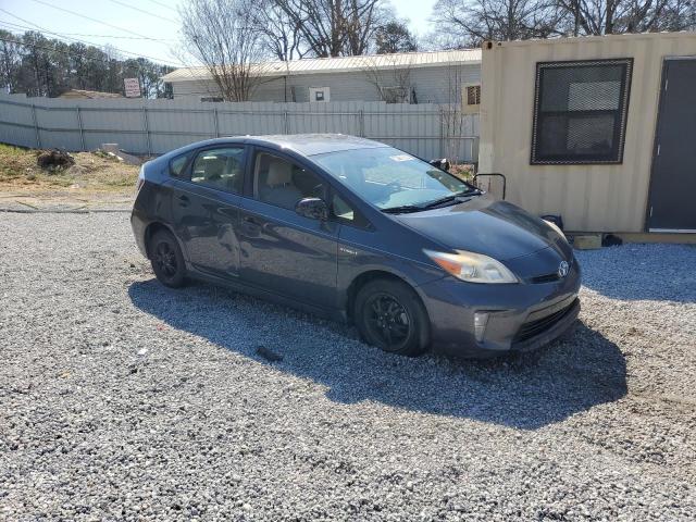 JTDKN3DU8F0430022 - 2015 TOYOTA PRIUS GRAY photo 4