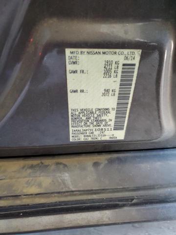 1N4AL3AP7FC108511 - 2015 NISSAN ALTIMA 2.5 GRAY photo 12