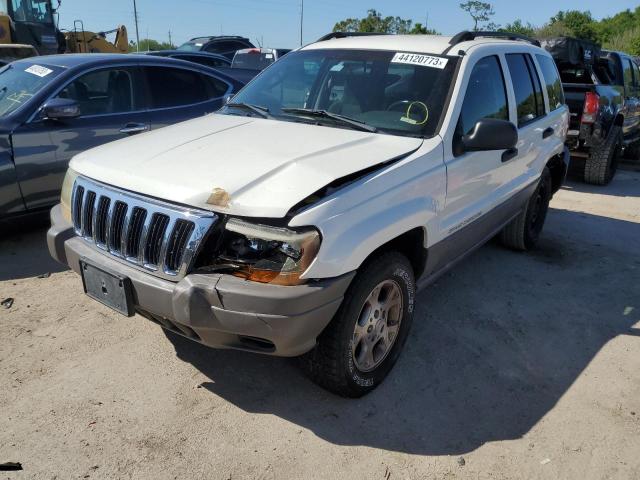 1J4GW48S03C501817 - 2003 JEEP GRAND CHER LAREDO WHITE photo 1