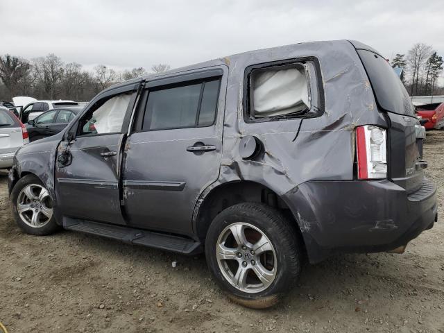 5FNYF4H58EB021681 - 2014 HONDA PILOT EXL GRAY photo 2