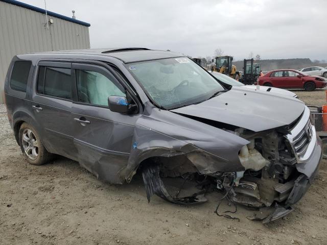 5FNYF4H58EB021681 - 2014 HONDA PILOT EXL GRAY photo 4