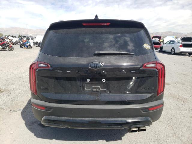 5XYP3DHC4MG120492 - 2021 KIA TELLURIDE EX BLACK photo 6