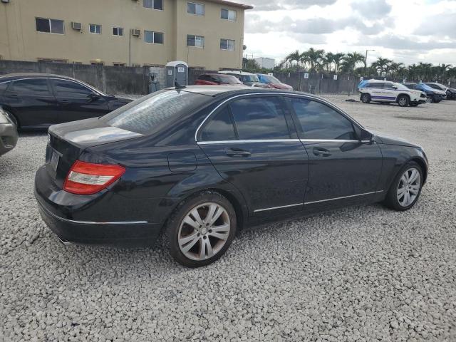 WDDGF5EB6BA444281 - 2011 MERCEDES-BENZ C 300 BLACK photo 3