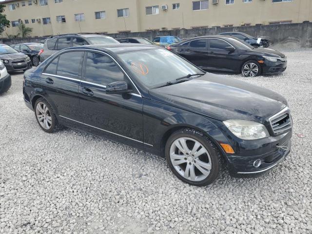 WDDGF5EB6BA444281 - 2011 MERCEDES-BENZ C 300 BLACK photo 4