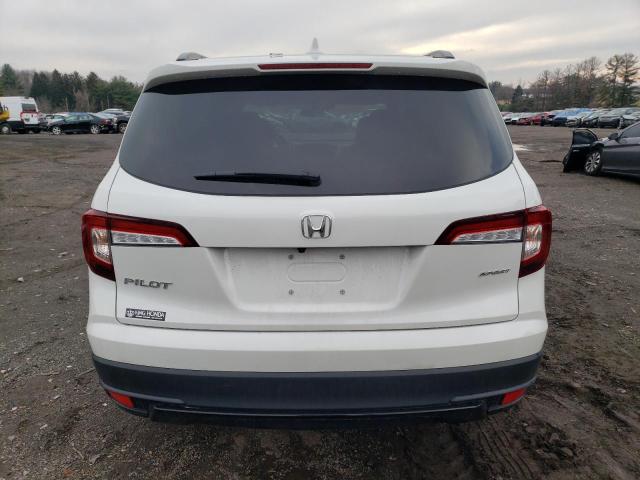 5FNYF5H30NB039225 - 2022 HONDA PILOT SPORT WHITE photo 6