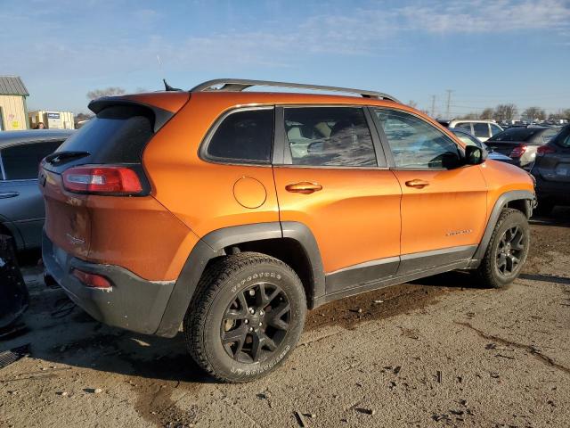 1C4PJMBS5FW604277 - 2015 JEEP CHEROKEE TRAILHAWK ORANGE photo 3