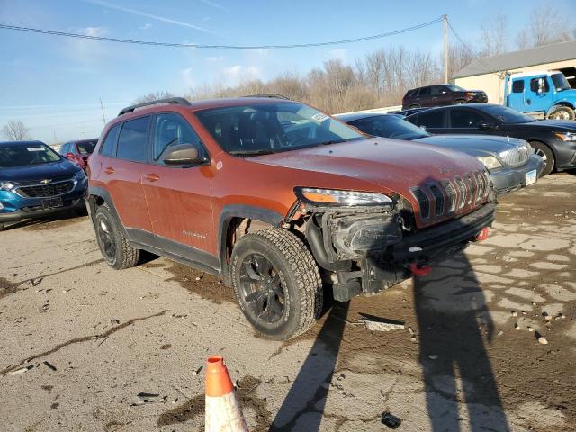 1C4PJMBS5FW604277 - 2015 JEEP CHEROKEE TRAILHAWK ORANGE photo 4