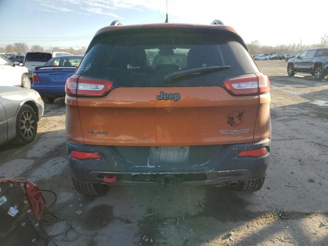 1C4PJMBS5FW604277 - 2015 JEEP CHEROKEE TRAILHAWK ORANGE photo 6