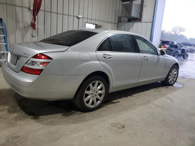 WDDNG86X57A113764 - 2007 MERCEDES-BENZ S 550 4MATIC SILVER photo 3