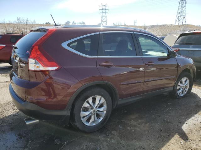 5J6RM4H72EL047597 - 2014 HONDA CR-V EXL MAROON photo 3