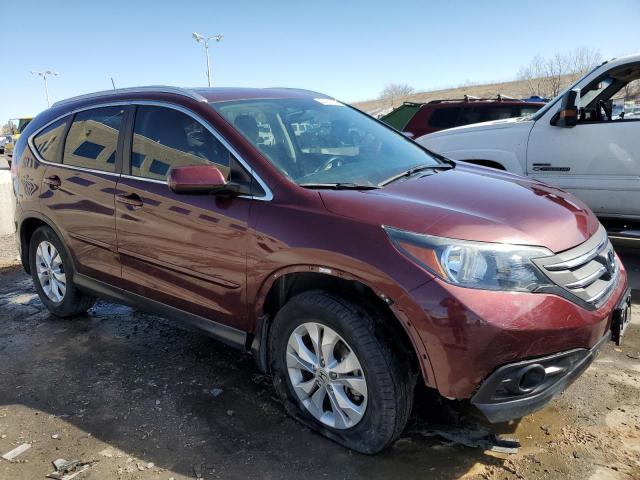 5J6RM4H72EL047597 - 2014 HONDA CR-V EXL MAROON photo 4