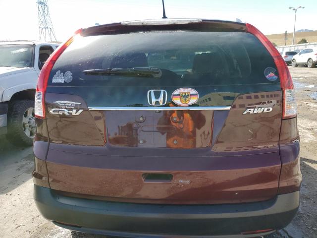 5J6RM4H72EL047597 - 2014 HONDA CR-V EXL MAROON photo 6