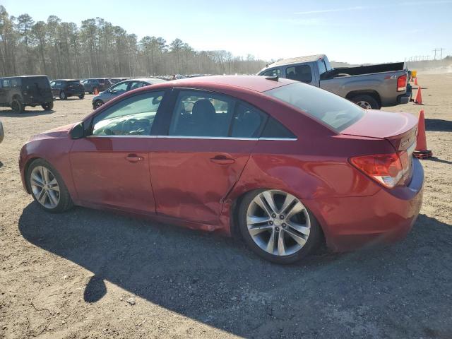 1G1PJ5S97B7291961 - 2011 CHEVROLET CRUZE ECO RED photo 2