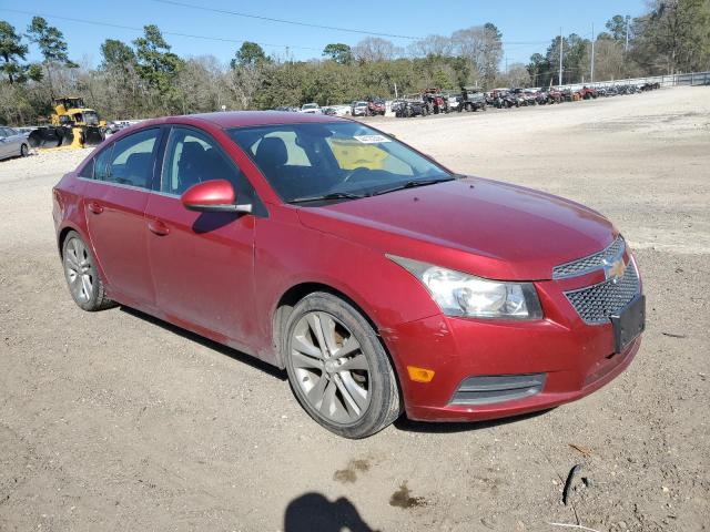 1G1PJ5S97B7291961 - 2011 CHEVROLET CRUZE ECO RED photo 4