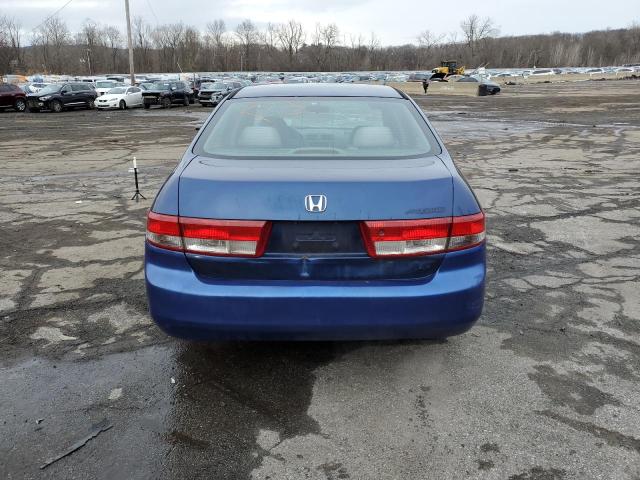 1HGCM56373A051110 - 2003 HONDA ACCORD LX BLUE photo 6