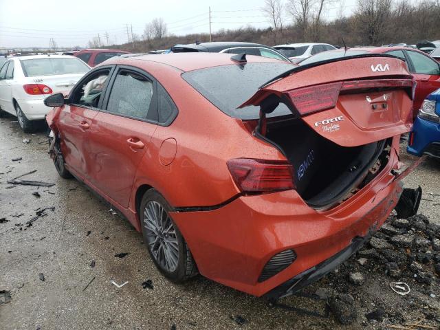 3KPF54AD6NE468754 - 2022 KIA FORTE GT LINE RED photo 2