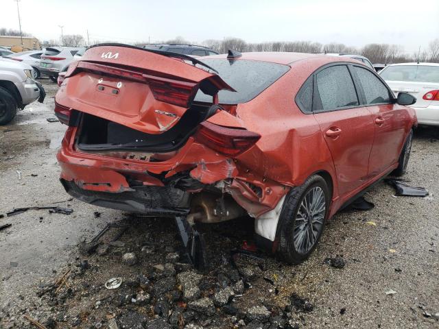 3KPF54AD6NE468754 - 2022 KIA FORTE GT LINE RED photo 3