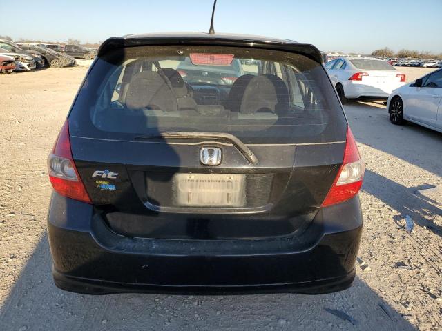 JHMGD386X8S054658 - 2008 HONDA FIT SPORT BLACK photo 6