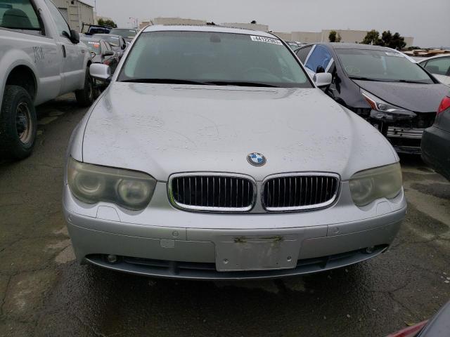 WBAGL63452DP55161 - 2002 BMW 745 I SILVER photo 5