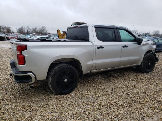 3GCPYBEH1KG304731 - 2019 CHEVROLET SILVERADO K1500 CUSTOM SILVER photo 3