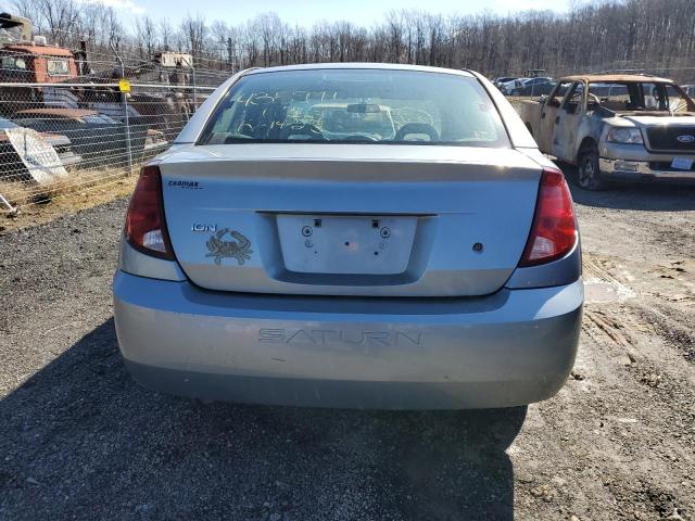 1G8AL52F13Z118806 - 2003 SATURN ION LEVEL 3 BLUE photo 6