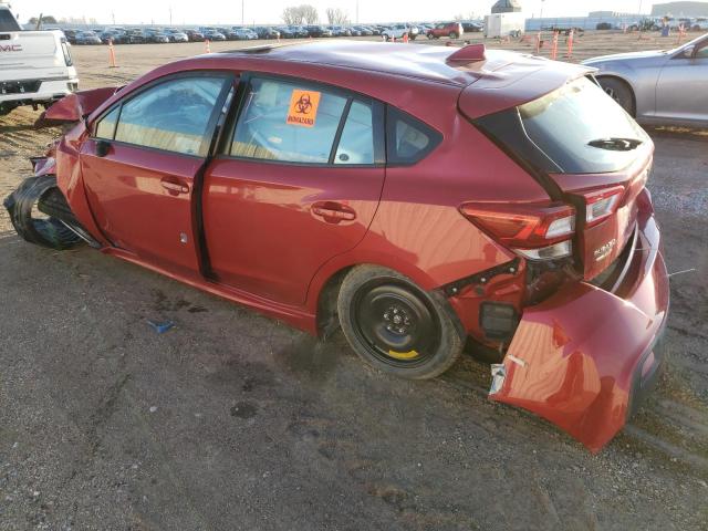 4S3GTAL61H3702642 - 2017 SUBARU IMPREZA SPORT RED photo 2