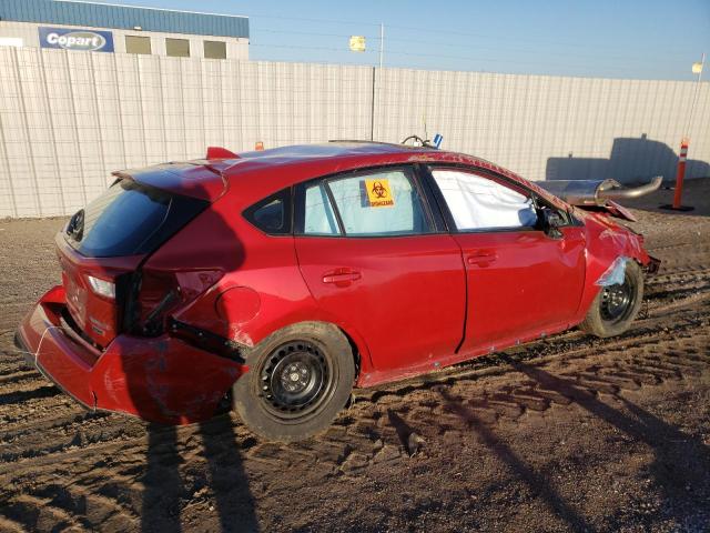 4S3GTAL61H3702642 - 2017 SUBARU IMPREZA SPORT RED photo 3