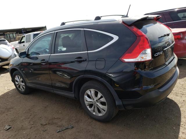 2HKRM4H72DH677659 - 2013 HONDA CR-V EXL BLACK photo 2