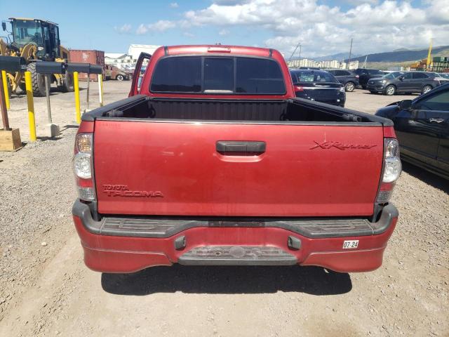 5TFTU4CN4BX001193 - 2011 TOYOTA TACOMA X-RUNNER ACCESS CAB RED photo 6