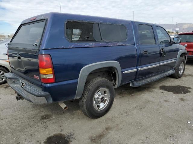 1GTGC13U12F153898 - 2002 GMC SIERRA C1500 HEAVY DUTY BLUE photo 3