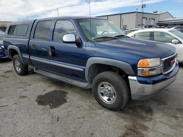 1GTGC13U12F153898 - 2002 GMC SIERRA C1500 HEAVY DUTY BLUE photo 4