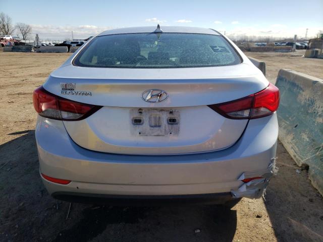 5NPDH4AEXEH506909 - 2014 HYUNDAI ELANTRA SE SILVER photo 6