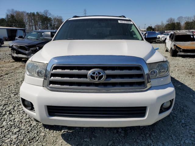 5TDZY68A38S009493 - 2008 TOYOTA SEQUOIA LIMITED WHITE photo 5