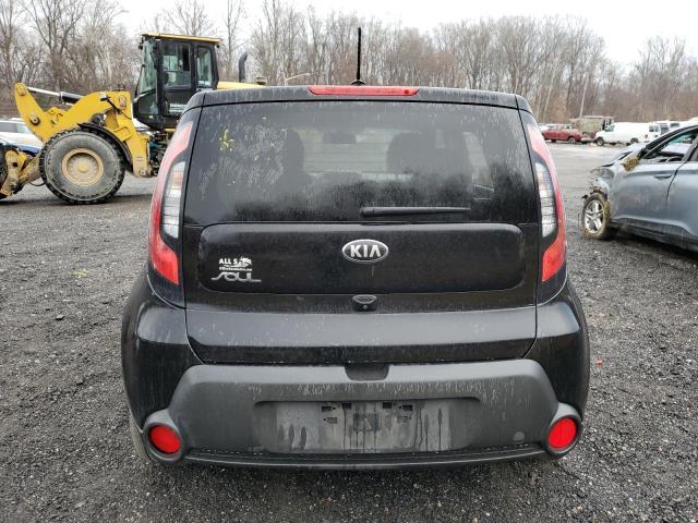 KNDJN2A21G7317160 - 2016 KIA SOUL BLACK photo 6