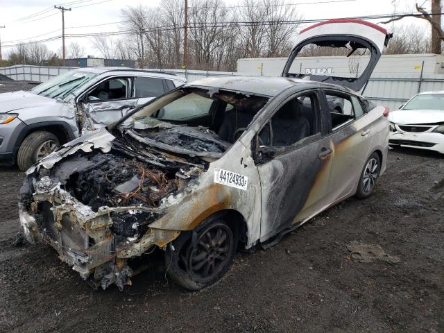 JTDKARFP1H3001666 - 2017 TOYOTA PRIUS PRIM 烧焦的 照片 1