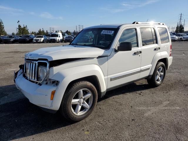 1J8GP58K98W254742 - 2008 JEEP LIBERTY LIMITED WHITE photo 1