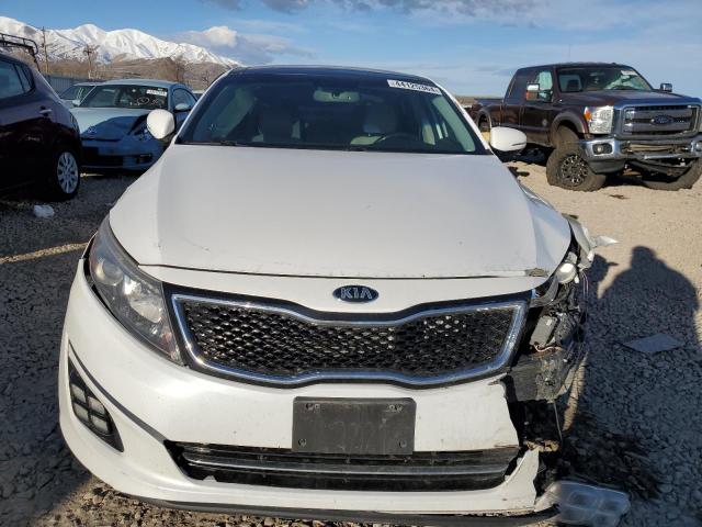 5XXGR4A66FG473813 - 2015 KIA OPTIMA SX WHITE photo 5