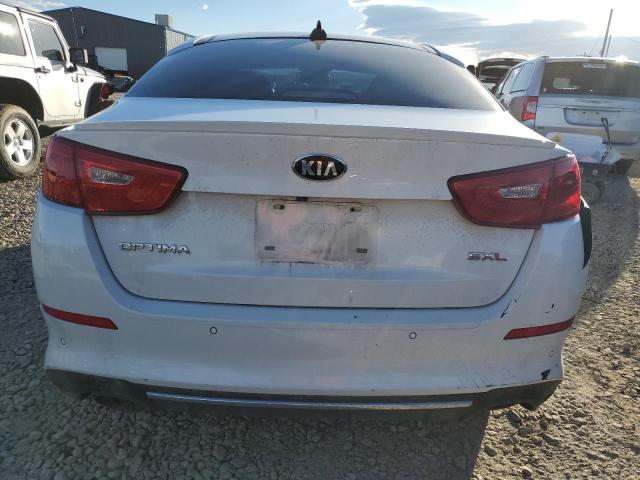 5XXGR4A66FG473813 - 2015 KIA OPTIMA SX WHITE photo 6