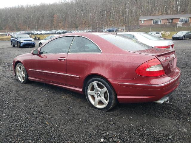 WDBTJ75J26F193602 - 2006 MERCEDES-BENZ CLK 500 BURGUNDY photo 2