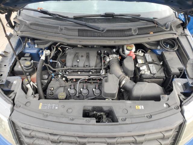 1FM5K8AR6GGA72264 - 2016 FORD EXPLORER POLICE INTERCEPTOR ლურჯი ფოტო 12