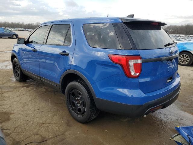 1FM5K8AR6GGA72264 - 2016 FORD EXPLORER POLICE INTERCEPTOR ლურჯი ფოტო 2