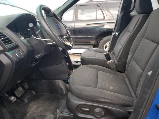 1FM5K8AR6GGA72264 - 2016 FORD EXPLORER POLICE INTERCEPTOR ლურჯი ფოტო 7