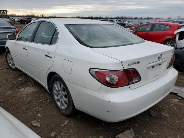 JTHBF30G620060937 - 2002 LEXUS ES 300 WHITE photo 2