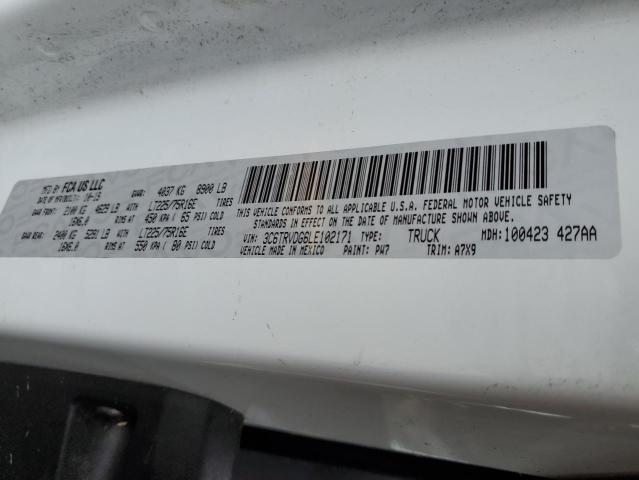 3C6TRVDG6LE102171 - 2020 RAM PROMASTER 2500 HIGH Ақ фото 13