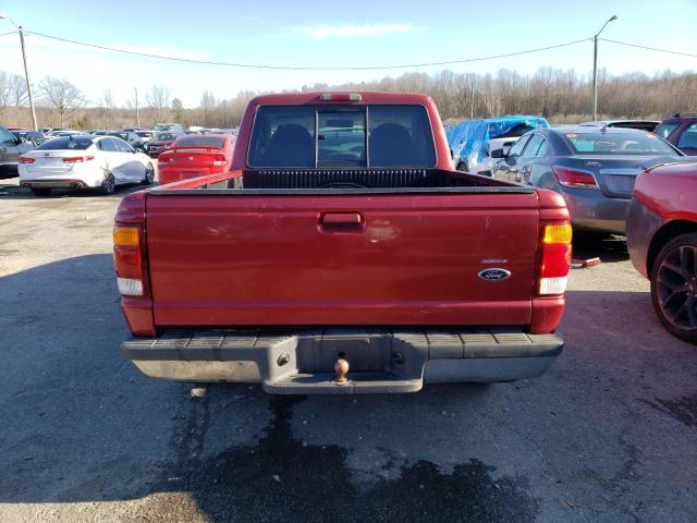 1FTYR10C1WUC03036 - 1998 FORD RANGER BURGUNDY photo 6