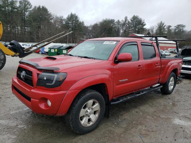 3TMMU4FN3BM031405 - 2011 TOYOTA TACOMA DOUBLE CAB LONG BED RED photo 1